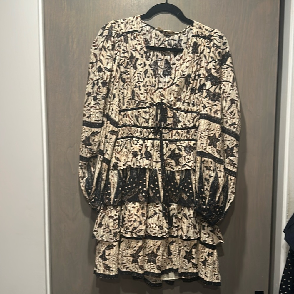 ULLA JOHNSON
Nina Printed Cotton-blend Mini Dress
Color: Multi
Size: 2